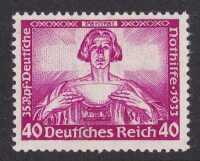 1933 Wagner 40pf magenta. VF fresh MUH, pristine never hinged original gum.