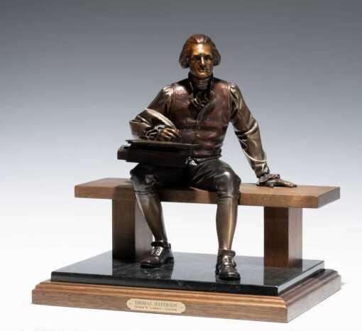 GEORGE W. LUNDEEN (NEBRASKA, B. 1948) BRONZE SCULPTURE