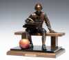 GEORGE W. LUNDEEN (NEBRASKA, B. 1948) BRONZE SCULPTURE - 2
