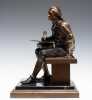 GEORGE W. LUNDEEN (NEBRASKA, B. 1948) BRONZE SCULPTURE - 8