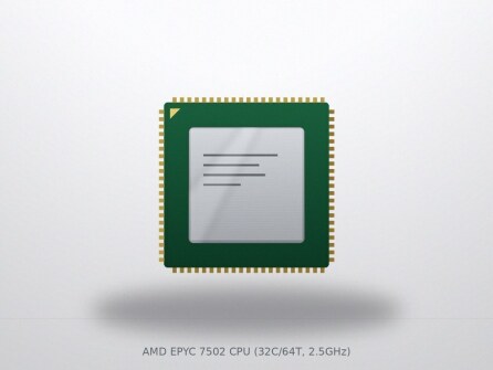 AMD EPYC 7502 CPU (32C/64T, 2.5GHz)