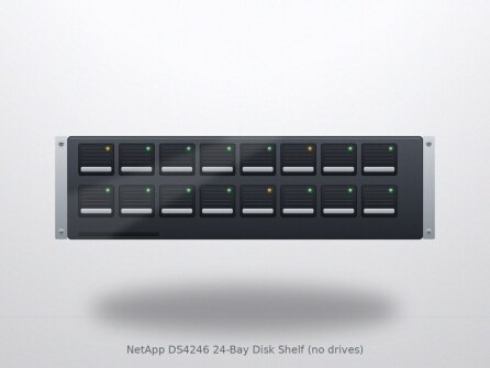 NetApp DS4246 24-Bay Disk Shelf (no drives)