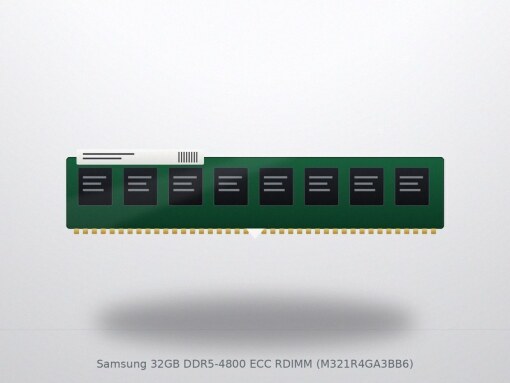1500 x Samsung 32GB DDR5-4800 ECC RDIMM (M321R4GA3BB6)