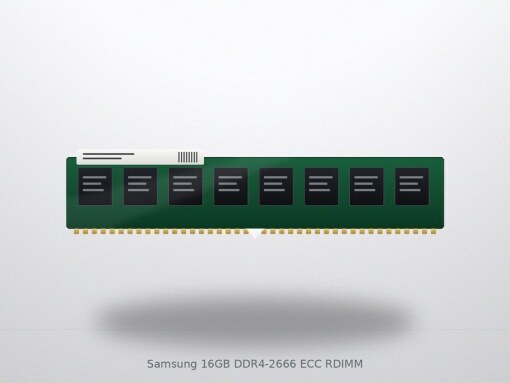 4000 x Samsung 16GB DDR4-2666 ECC RDIMM