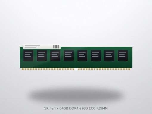 950 x SK hynix 64GB DDR4-2933 ECC RDIMM
