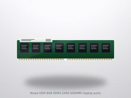 Mixed OEM 8GB DDR4-2400 SODIMM (laptop pulls)