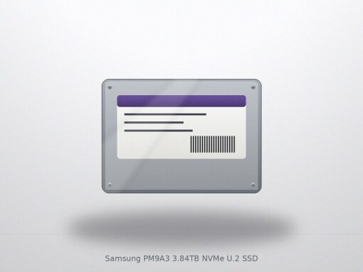 600 x Samsung PM9A3 3.84TB NVMe U.2 SSD