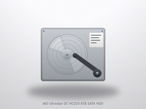 1350 x WD Ultrastar DC HC320 8TB SATA HDD