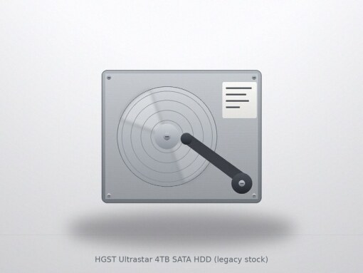 3000 x HGST Ultrastar 4TB SATA HDD (legacy stock)