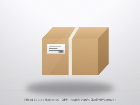 Mixed Laptop Batteries - OEM, health >80% (Dell/HP/Lenovo)