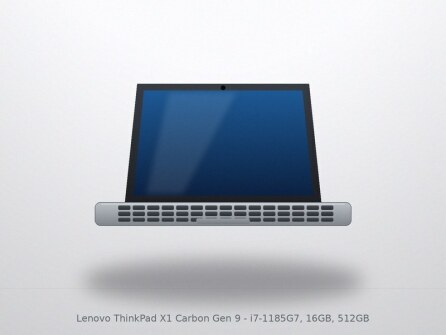 Lenovo ThinkPad X1 Carbon Gen 9 - i7-1185G7, 16GB, 512GB