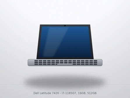 Dell Latitude 7420 - i7-1185G7, 16GB, 512GB