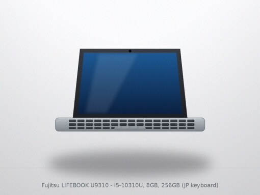 Fujitsu LIFEBOOK U9310 - i5-10310U, 8GB, 256GB (JP keyboard)