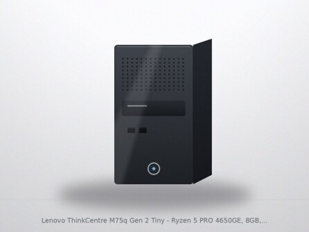 Lenovo ThinkCentre M75q Gen 2 Tiny - Ryzen 5 PRO 4650GE, 8GB, 256GB