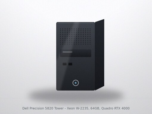 Dell Precision 5820 Tower - Xeon W-2235, 64GB, Quadro RTX 4000