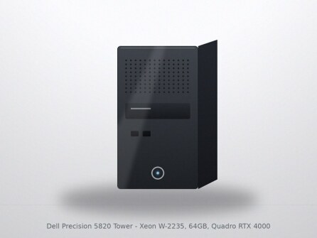 Dell Precision 5820 Tower - Xeon W-2235, 64GB, Quadro RTX 4000