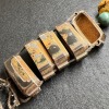 Edo Period Makie Five-Case Inro with Netsuke, Accompanied by a Wooden Box, 58g - 15