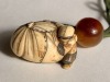Inro with Signature and Netsuke - 3