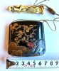 Ancient Object: "Saru Taka Zu Komaki-e Inro" (Inro with High Maki-e Decoration of Monkey and Hawk - 3