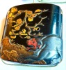 Ancient Object: "Saru Taka Zu Komaki-e Inro" (Inro with High Maki-e Decoration of Monkey and Hawk - 4