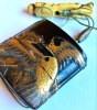 Ancient Object: "Saru Taka Zu Komaki-e Inro" (Inro with High Maki-e Decoration of Monkey and Hawk - 8