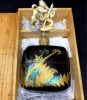 Edo period maki-e inro with wooden box, 102g - 2