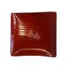 Red Lacquerware, Square Shape, Tamura Soun