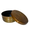 Gilt Lotus Carved Lacquer Inro