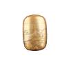 Edo period, gold maki-e inro with withered persimmon pattern, showing period wear.