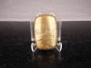 Edo period, gold maki-e inro with withered persimmon pattern, showing period wear. - 2