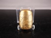Edo period, gold maki-e inro with withered persimmon pattern, showing period wear. - 3