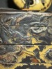 Dragon and Lion Inro with Maki-e and Netsuke, Antique - 5