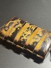 Dragon and Lion Inro with Maki-e and Netsuke, Antique - 8