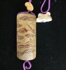 Period Object: Inro with Maki-e Bird Motif, Netsuke Attachment, Antique - 3