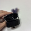 Inro by Nishiyama Sho, Black Lacquer Style, with Cord and Tokugawa Aoi Crest. - 5