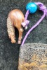 A lacquered inro with maki-e decoration, accompanied by a horse-shaped netsuke, signed "Ichisen." - 4