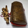 Netsuke of a Human Figure, Makie Lacquer, Uchi Nashiji Five-Tier Inro, 75g - 6