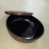Tsugaru-nuri Craftwork Circular Lacquerware with Lid Confectionery Bowl Confectionery Box Small Item - 3