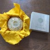 24K GP Vermilion Inkpad with Chrysanthemum Imperial Crest, Commemorative Craft for the Emperor's - 2