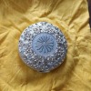 24K GP Vermilion Inkpad with Chrysanthemum Imperial Crest, Commemorative Craft for the Emperor's - 3
