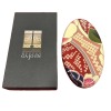 Meguro Gajoen Lacquerware Oval Box