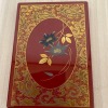 Preserved Item: Retro Lacquer Painting with Floral Pattern, Address Book, Paisley Design, Gold - 6