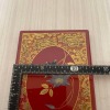 Preserved Item: Retro Lacquer Painting with Floral Pattern, Address Book, Paisley Design, Gold - 9
