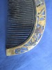 Gold and Silver Filigree Comb Set with Box - 9