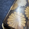 Wooden Inro with Maki-e Sixteen-Petal Chrysanthemum Design, 51g - 16