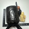 Edo Period, Stacked Black Inro, 71 grams - 9