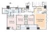 A brand-new three-bedroom residence on the 34th floor of a 36-storey tower in Nakatsu - 9