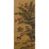 SPRING FLOWERS AND BIRD