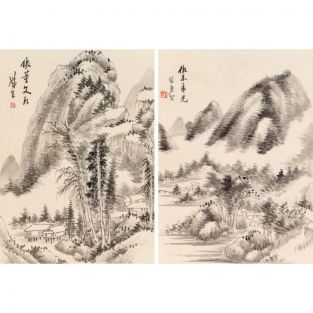 TWO LANDSCAPES
